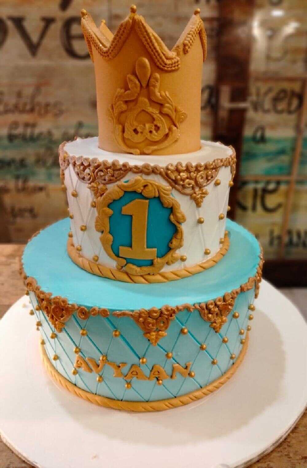 Baby prince charming cake on rent for birthday wedding events