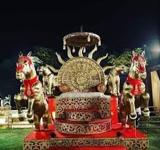 Bahubali Birthday entry cart on rent for birthday wedding events