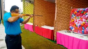 Ballon shooting on rent for birthday wedding events