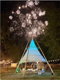 Bamboo tent setting with diwan on rent for birthday wedding events