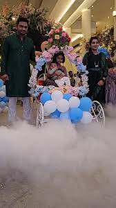 Chariot with dry ice entry on rent for birthday wedding events