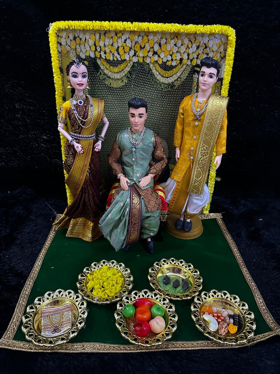 Doll Decoration on rent for birthday wedding events