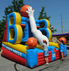 Inflatable basket ball