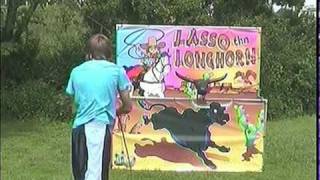 Lasso the bull game on rent for birthday wedding events