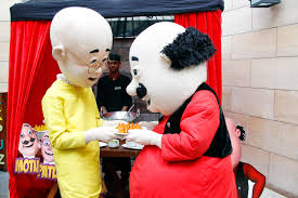 Motu patlu clown on rent for birthday wedding events