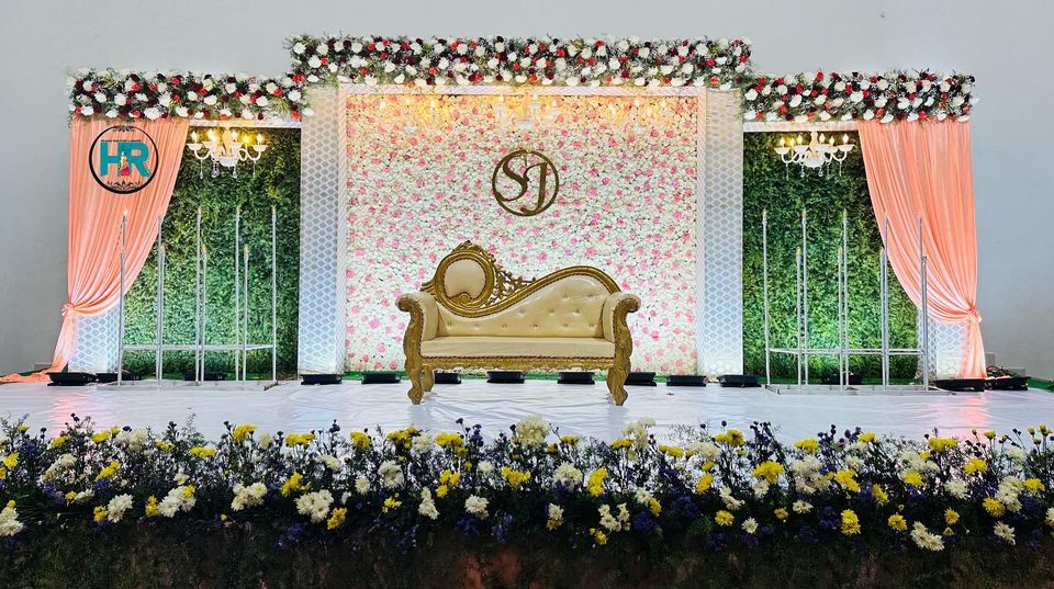 Reception event decoration