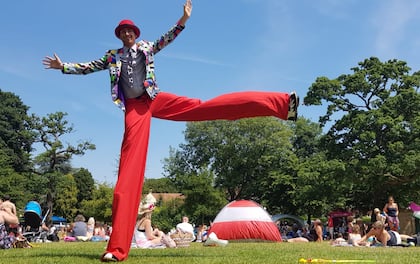 Stilt walkers