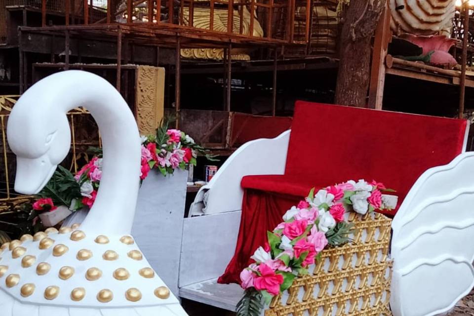 Swan Entry on rent for birthday wedding events