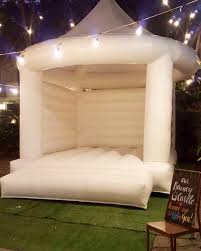 White bouncy Rent for birthday wedding corporate events